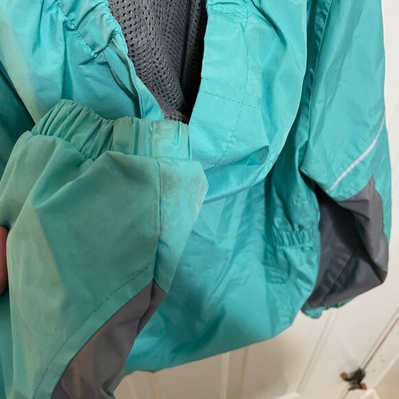 London Fog Zip-Front Rain Kids Jacket Girls 10/12 M - Picture 9 of 11